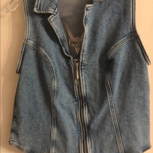 Women’s Harley Davidson Denim Vest